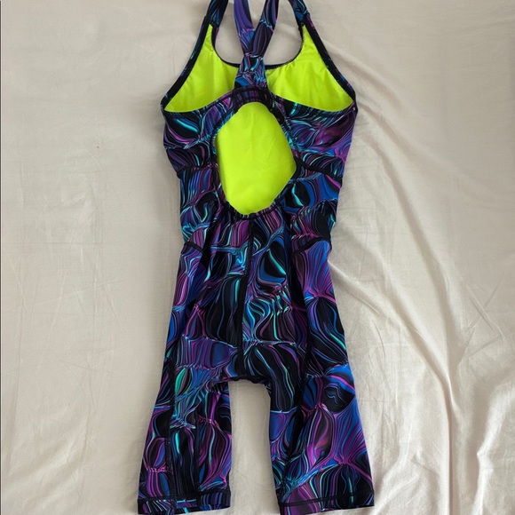 Speedo Dynamic Blue and Purple Swimsuit - Picture 2 of 2